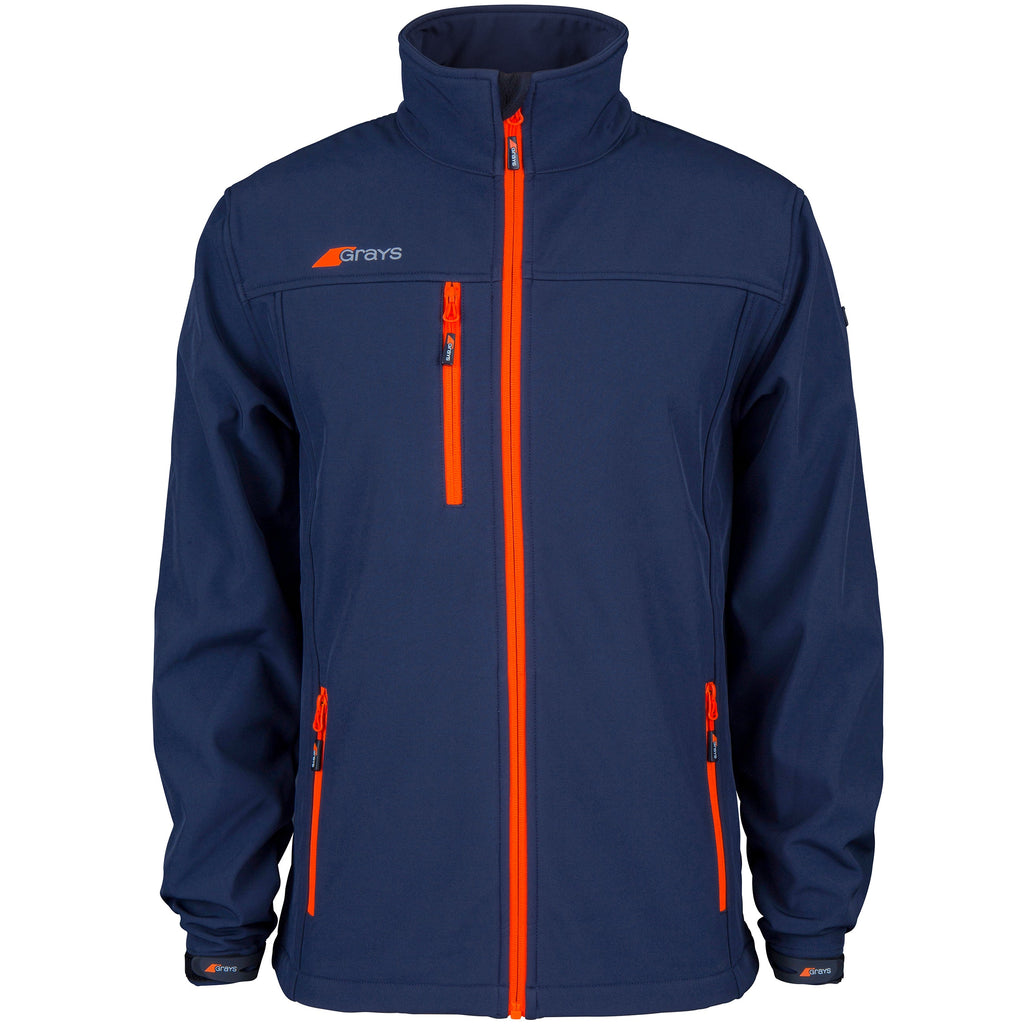 2600 6106805 Jacket Radius Soft Shell Dark Navy Boys, Front