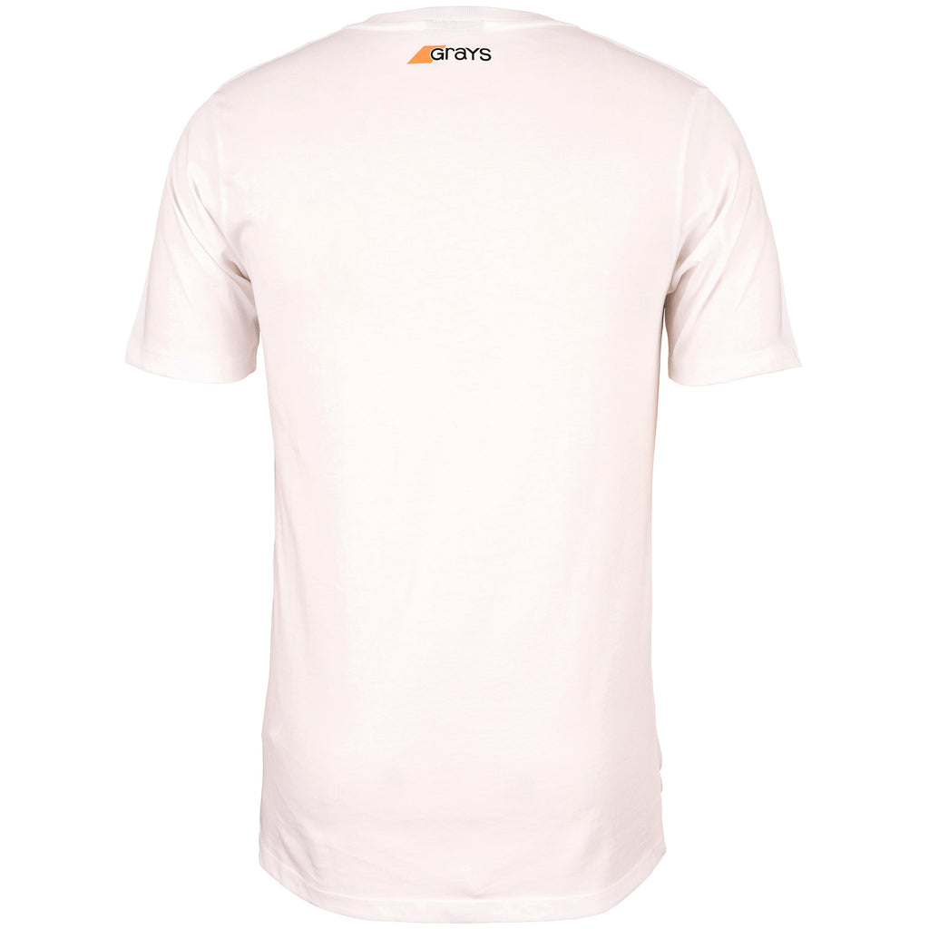 2600 6113805 Tee Tangent White, Back