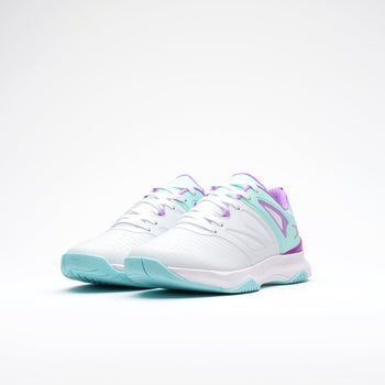Impact Shoe White/Aqua/Purple - Senior