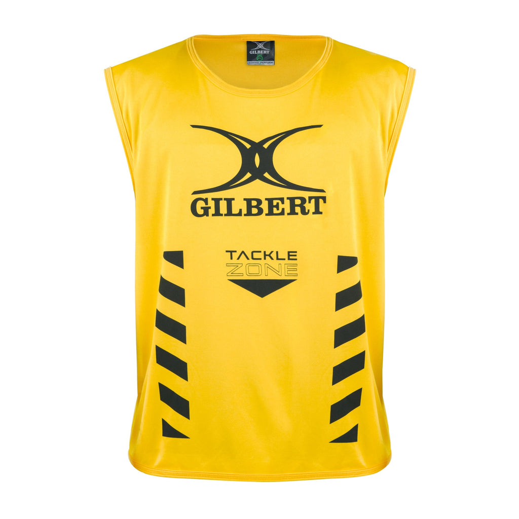 RCIC25Clothing Tackle Zone Bib Yellow, Front
