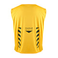 RCIC25Clothing Tackle Zone Bib Yellow, Rear