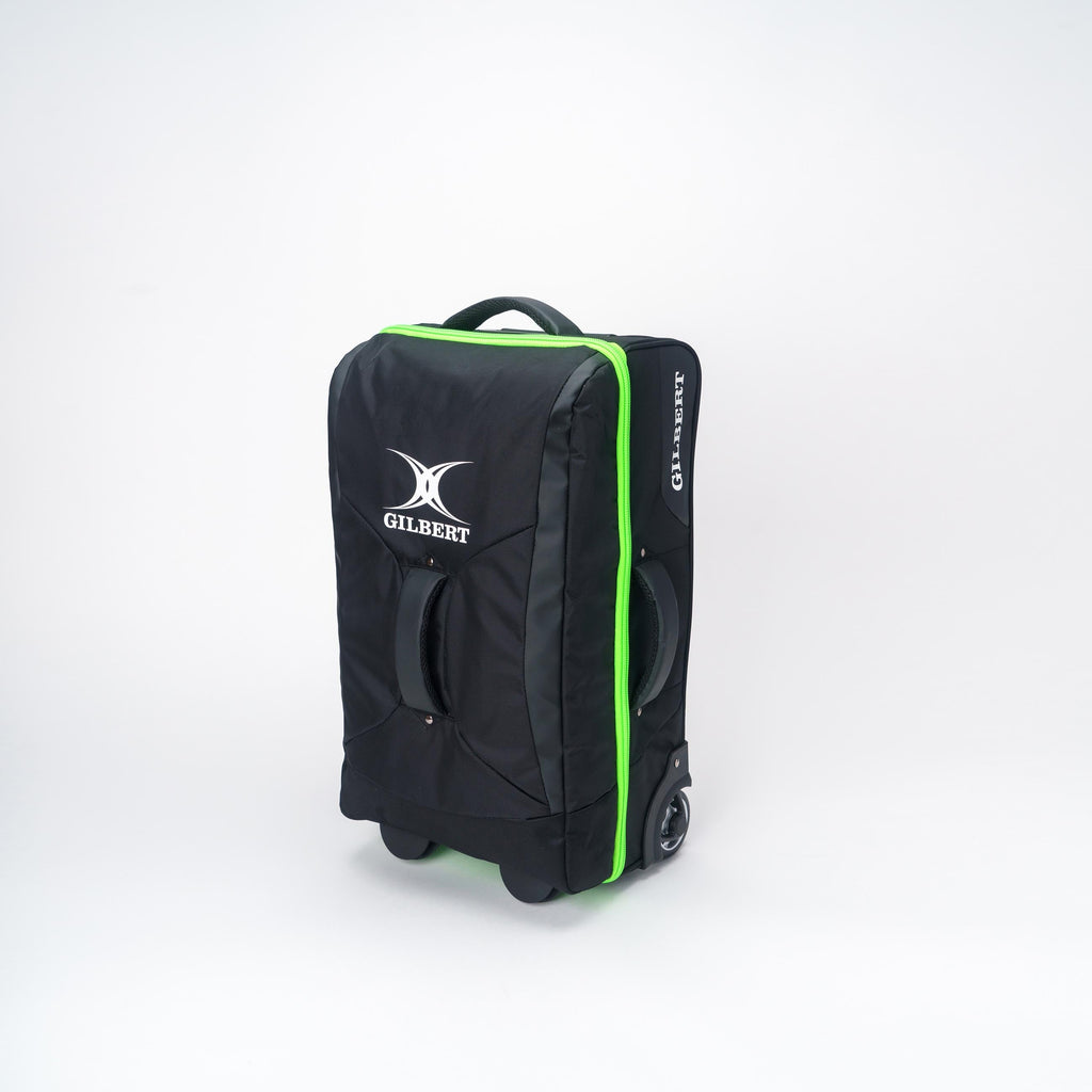 RHBA24Holdalls and bags Club Flight Wheelie Black Fl Green, Front