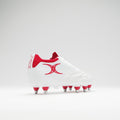RSAB25Boots Icon Players 8 Stud White Red, Outstep Heel