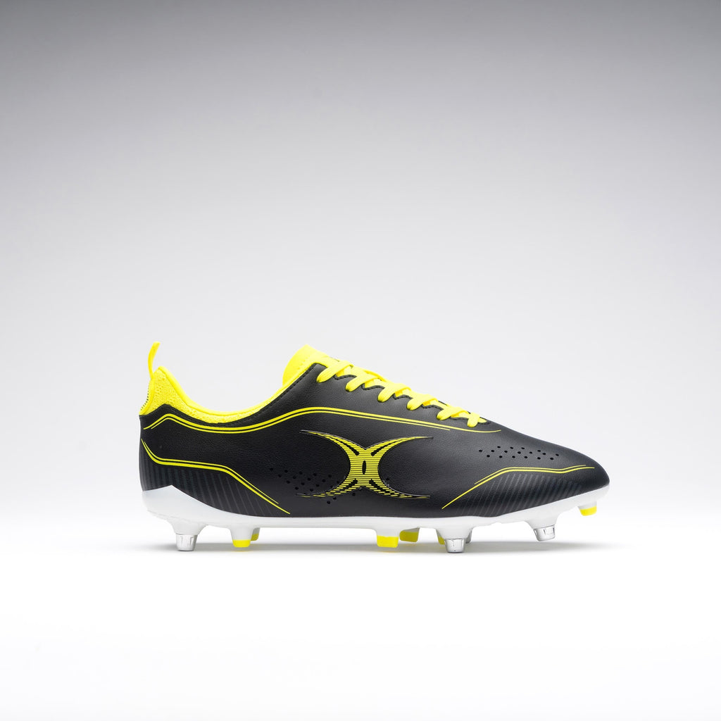 RSAI24Boots Cage Torq 6 Stud Black Yellow, Outstep