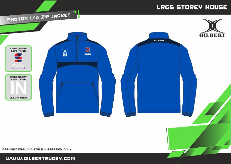 rcbr18001jacket photon mens quarter zip royal & dark navy front.jpg